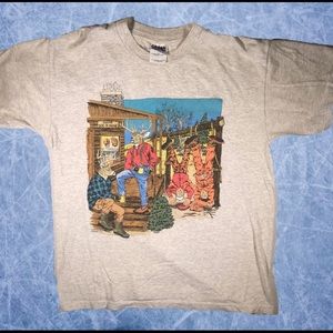 Vintage 90’s hunting Camp Doe-B-Gone T-shirt